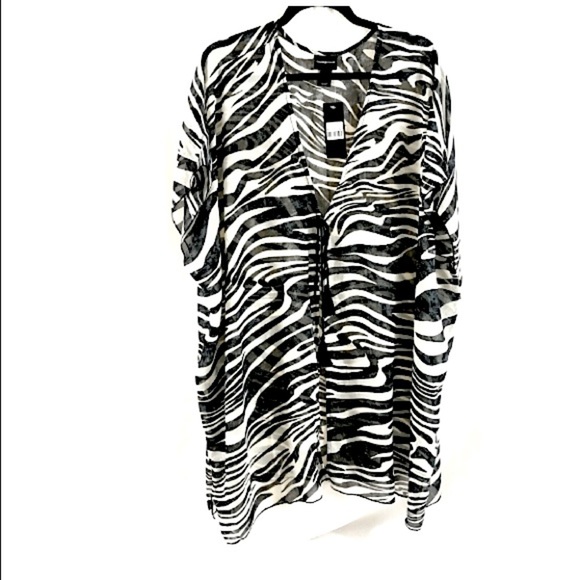 Women’s swimsuits coverup wrap wild zebra - Picture 2 of 2